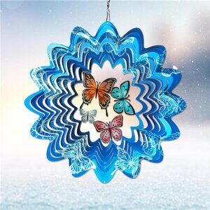 Butterfly Wind Spinners, Wind Spinner for Yard Garden Decor Hanging Metal